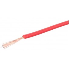 T-Litze 0,5mm² rot Spule zu 100m
