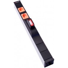 Steckdosenleiste 19" 2×T23 orange 16A 3m T23 Surge Dehn, Netzfilter
