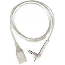 Verlängerungskabel T12/T13 Td 3×1mm² 2m weiss mit Winkelstecker