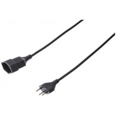 Verlängerungskabel MH T12/T13 5m Td 3×1,5mm² schwarz