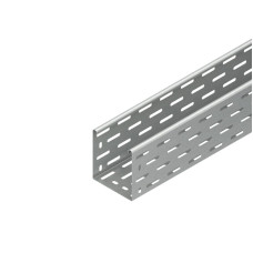 Kabelbahn Niedax 400x110mm/1mm ohne Deckel tauchfeuerverzinkt - Länge 3m