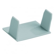 Abschlussplatte grau zu Kanal 45x27mm Agro