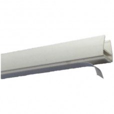Cafix-Kanal Kabelprofil 3-4mm mit Klebband, weiss - 2 Meter