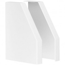Endkappenpaar reinweiss tehalit, PVC,für RK190