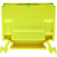 Abzweigklemme Woertz 10mm² gelb-grün