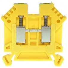 Reihenklemme Woertz 4mm² gelb-grün