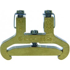 Schutzleiterklemme Woertz 6mm² blank Serie 3435