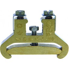 Schutzleiterklemme Woertz 10mm² blank Serie 3435
