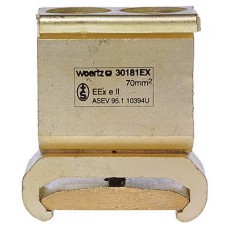 Schutzleiterklemme Woertz 70mm² blank EExe Serie 30380
