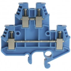Doppelstockklemme 4mm2 blau