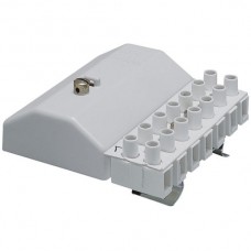 Steuerleitungsklemme Hager 7L 2×6mm² mit Plombierhaube