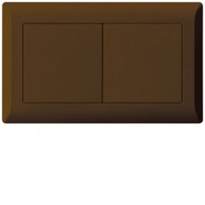 UP-Kombination KLI Gr.I-I, horizontal, 2×Blinddeckel braun
