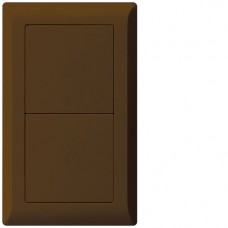 UP-Kombination KLI Gr.I-I, vertikal, 2×Blinddeckel braun