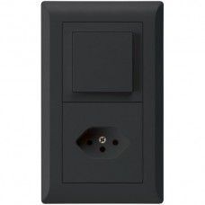 UP-Kombination I-I KLI 3/1P +T13 schwarz