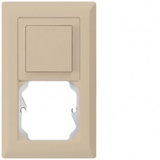 UP-Kombination KLI Gr.I-I, vertikal, Schalter S3 + leer beige