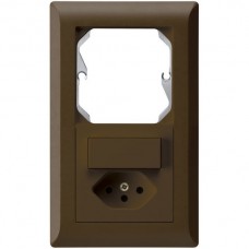 UP-Kombi,I-I,leer+3/T13,braun kallysto.line,10A,152x92mm
