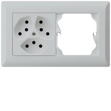 UP-Kombination KLI Gr.I-I, horizontal, 3×Typ 13 + leer lichtgrau