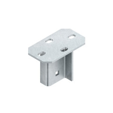 Kopfplatte Niedax für 2xU50 140x40mm tauchfeuerverzinkt - 1 Stück