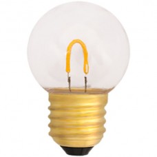 LED E27 Dekolampe Outdoor P45 Filament 0.6W 50lm 2400K klar