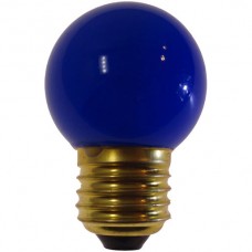 LED-Lampe E27 0,7W blau matt 230V 30lm Tropfen