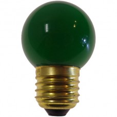LED-Lampe E27 0,7W grün matt 230V 30lm Tropfen