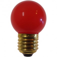 LED-Lampe E27 0,7W rot matt 230V 30lm Tropfen