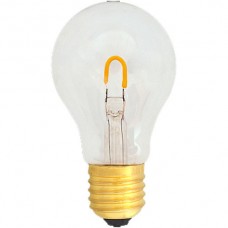 LED-Lampe Elbro E27 1W 230V 90lm 2400K 300° Ø60 weiss klar