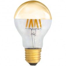 LED Lampe Elbro E27, A60, 6W, 230V 2700K 600lm klar gold-spiegel