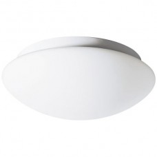Deckenleuchte Meblanco Ø300mm E27 1×20W IP44 Glas weiss