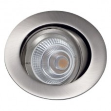 Lux-Vision BO HV-Einbauspot max. 50W/230V/GU10/Nickel gebürstet