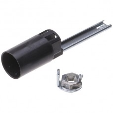 Kerzenfassung E14 M10x1mm/H100 mm fest schwarz