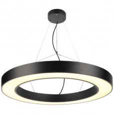 LED-Pendelleuchte MEDO RING 90 59W 3945lm 3000K IP20 schwarz