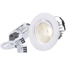 EB-LED-Spot maxLUCE AXO 10.5W 230V DIM 830lm 927 Loch-Ø80mm 38° IP44 weiss