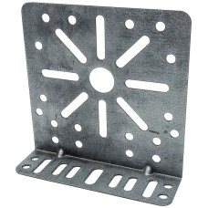 Montageplatte ELBRO universal Stahlblech verzinkt Schraubbefestigung 130x130x40mm
