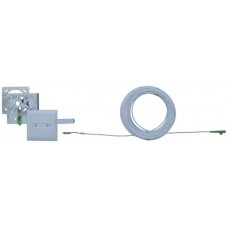 LWL FTTH Set mit Dose und Kabel F-3000 LC APC/DiaLink, 10m