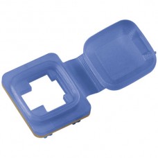 Splash-Flansch blau, Staubschutz und Farbcodierung, IP54