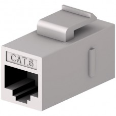 Anschlussmodul Keystone RJ45 Cat6 female/female, weiss