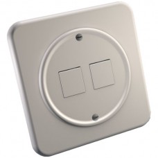 UP-Dose CECOFLEX Standard für 2×RJ45 Keystone