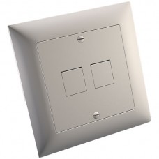 UP-Dose CECOFLEX EDIZIOdue für 2×RJ45 Keystone