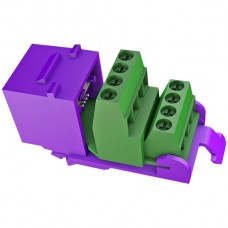 Buchse RJ45 CECOFLEX Keystone ALL-IP ungeschirmt, violett