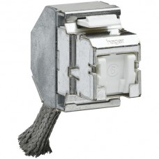 Einsatz RJ45 Kat.6 geschirmt weiss, Hager