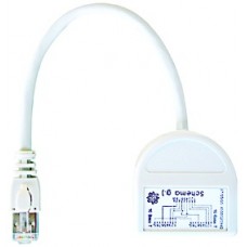 Kabeladapter 2xRJ45s L=20cm 1-2 3-6/3-4 5-6, 10BASE-T/ISDN