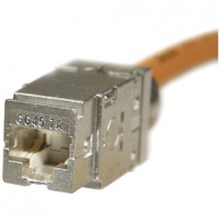 Buchse LANmark-7A Cat7A GG45/s 1000MHz, Keystone, für Draht