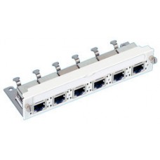 Universaleinheit freenet R&M 6x RJ45 Real10 Kat.6 geschirmt mit Erdungsgarnitur