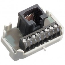 R&M Kat.5 Einsatz 1xRJ45/u 8P Schraubklemmen swissline