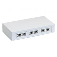 Kompaktgehäuse R&M 6x1Port leer