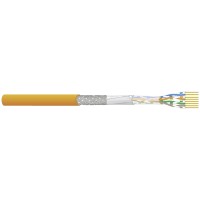 Datenkabel Dca 7002-4 X 2/0,57 H S/FTP,FRNC/LSOH orange,Kat.7/1000 - Preis pro Meter