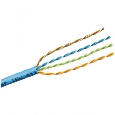 Kabel Kat.6 UTP 4×2×AWG23 halogenfrei, blau Eca - Preis pro Meter