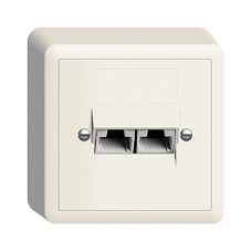 AP-Dose 2xRJ45/u 4P getrennt ITplus EDIZIOdue FX.39
