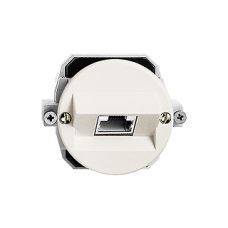 Dose 1xRJ45/s 4P ITplus weiss P 43mm Feller Standard